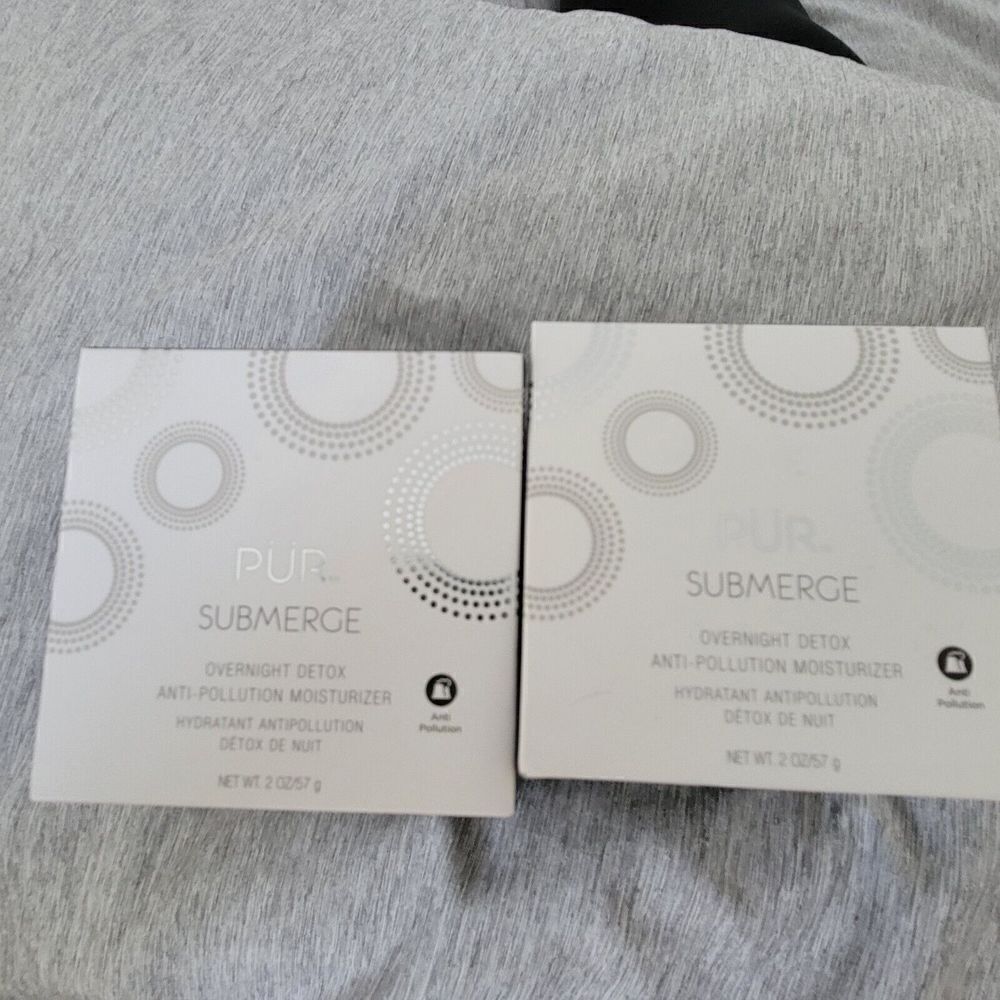 Lot~2~PÜR Submerge Overnight Detox Anti-Pollution Moisturizer 2oz